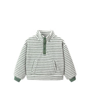 Load image into Gallery viewer, Rylee + Cru Snap Pullover &amp; Relaxed Sweatpant- Evergreen
