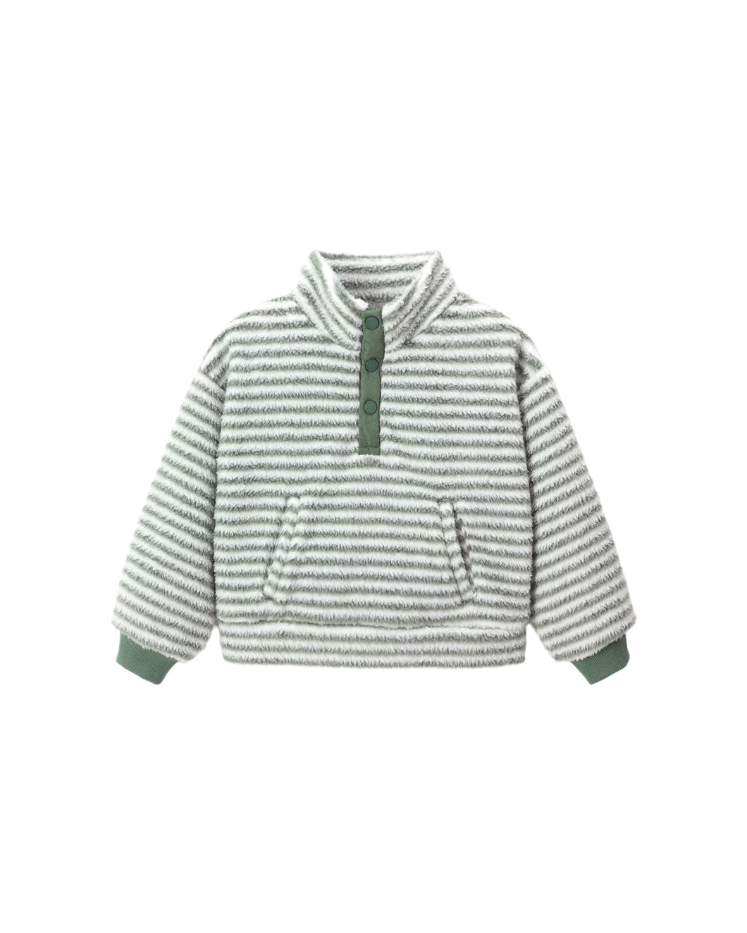 Rylee + Cru Snap Pullover & Relaxed Sweatpant- Evergreen