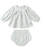 Load image into Gallery viewer, Quincy Mae Mia Top + Bloomer Set- Twinkle
