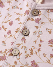 Load image into Gallery viewer, Quincy Mae Henley Bubble Jumpsuit- Garden
