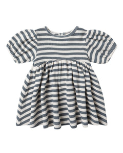 Quincy Mae Darla Dress- Ocean Stripe
