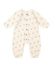 Load image into Gallery viewer, Quincy Mae Waffle Long Sleeve Jumpsuit- Marigold
