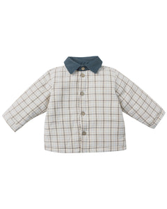 Quincy Mae Ford Jacket- Blue Plaid