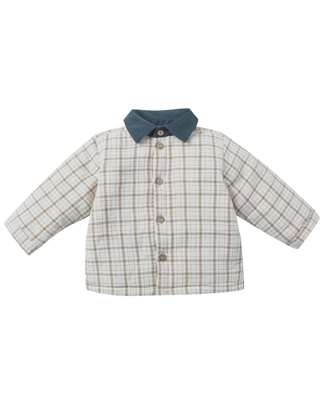 Quincy Mae Ford Jacket- Blue Plaid