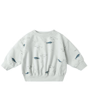 Load image into Gallery viewer, Quincy Mae Relaxed Fleece Sweatset- Narwhals
