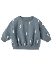 Load image into Gallery viewer, Quincy Mae Relaxed Fleece Sweatset- Silver Moons
