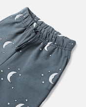 Load image into Gallery viewer, Quincy Mae Relaxed Fleece Sweatset- Silver Moons
