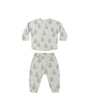 Load image into Gallery viewer, Rylee + Cru Long Sleeve Tee + Pant Set- Trees
