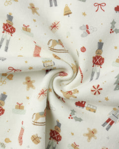 Rylee + Cru Organic Long John Pajamas- Festive