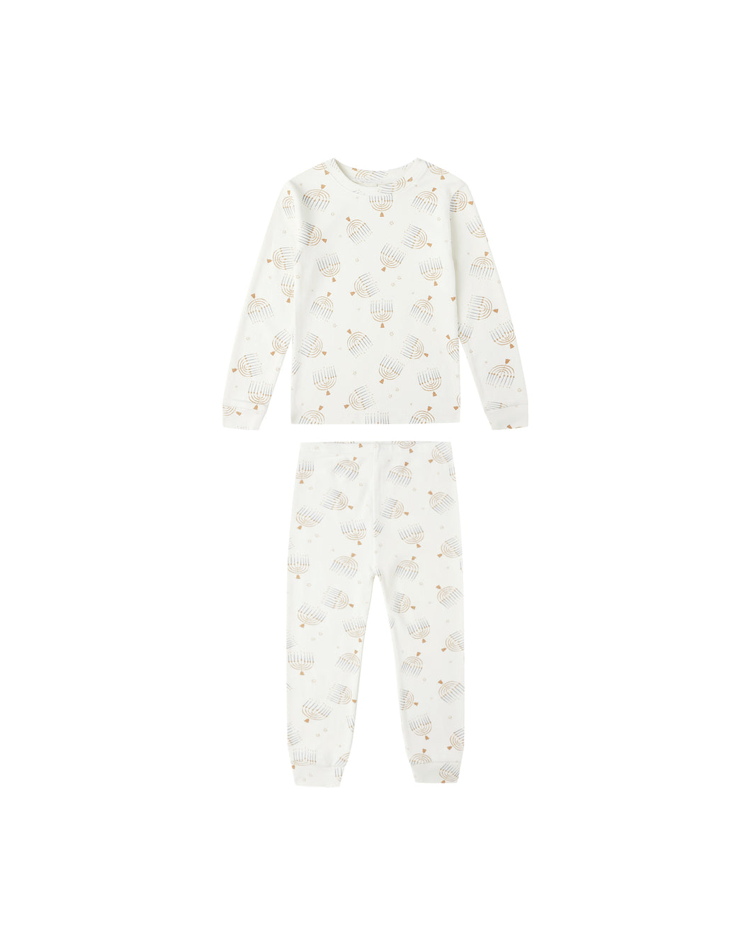 Rylee + Cru Organic Long Sleeve Pajama Set- Hanukkah
