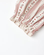 Load image into Gallery viewer, Rylee + Cru Ruffle Pajamas- Candy Cane Stripe
