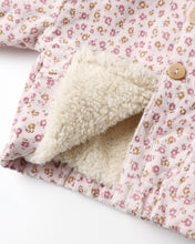 Load image into Gallery viewer, Quincy Mae Corduroy Hooded Jacket- Wildflowers
