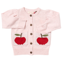 Load image into Gallery viewer, Pink Chicken Apple Pocket Sweater
