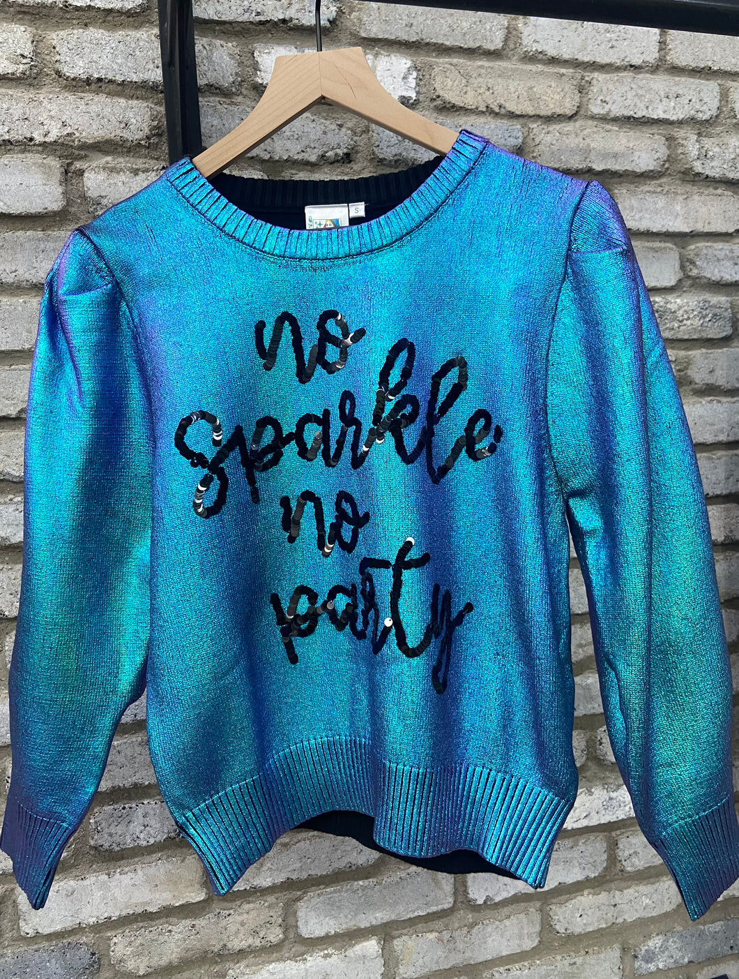 Queen of Sparkles No Sparkle No Party Sweater