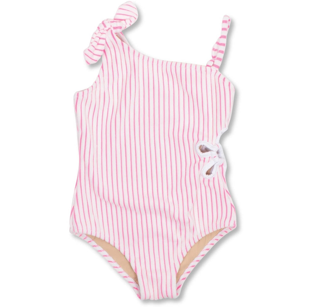 Shade Critters Berry Stripe Terry One Piece