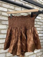 Load image into Gallery viewer, Queen of Sparkles Copper Wavy Swing Shorts
