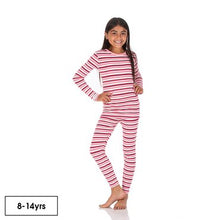 Load image into Gallery viewer, Kickee Pants Anniversary Bobsled Stripe Pajama Set
