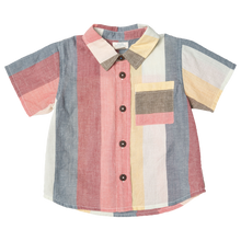 Load image into Gallery viewer, Pink Chicken Multi Wide Stripe Jack Shirt

