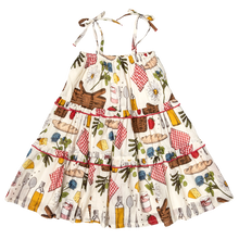 Load image into Gallery viewer, Pink Chicken Parisian Picnic Dress
